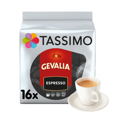 TASSIMO ESPRESSO En välbalanserad, mörk och kraftfull espresso med rund karaktär och lång eftersmak.