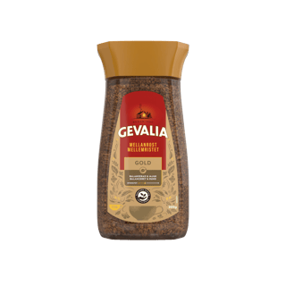 gevalia snabbkaffe instant mellanrost gold glas1 2