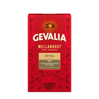 MELLANROST BRYGG MELLANROST Vårt ”originalkaffe” med blandning av utvalda bönor ger ett välbalanserat kaffe med härlig smak och arom