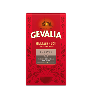 EL BRYGG MELLANROST Ett lite grövre malet kaffe som på bästa sätt utvecklar smak och arom när det bryggs i en bryggare
