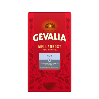 MELLANROST KOK MELLANROST Gevalias välbekanta balanserade smak och härliga arom för dig som gillar att koka ditt kaffe