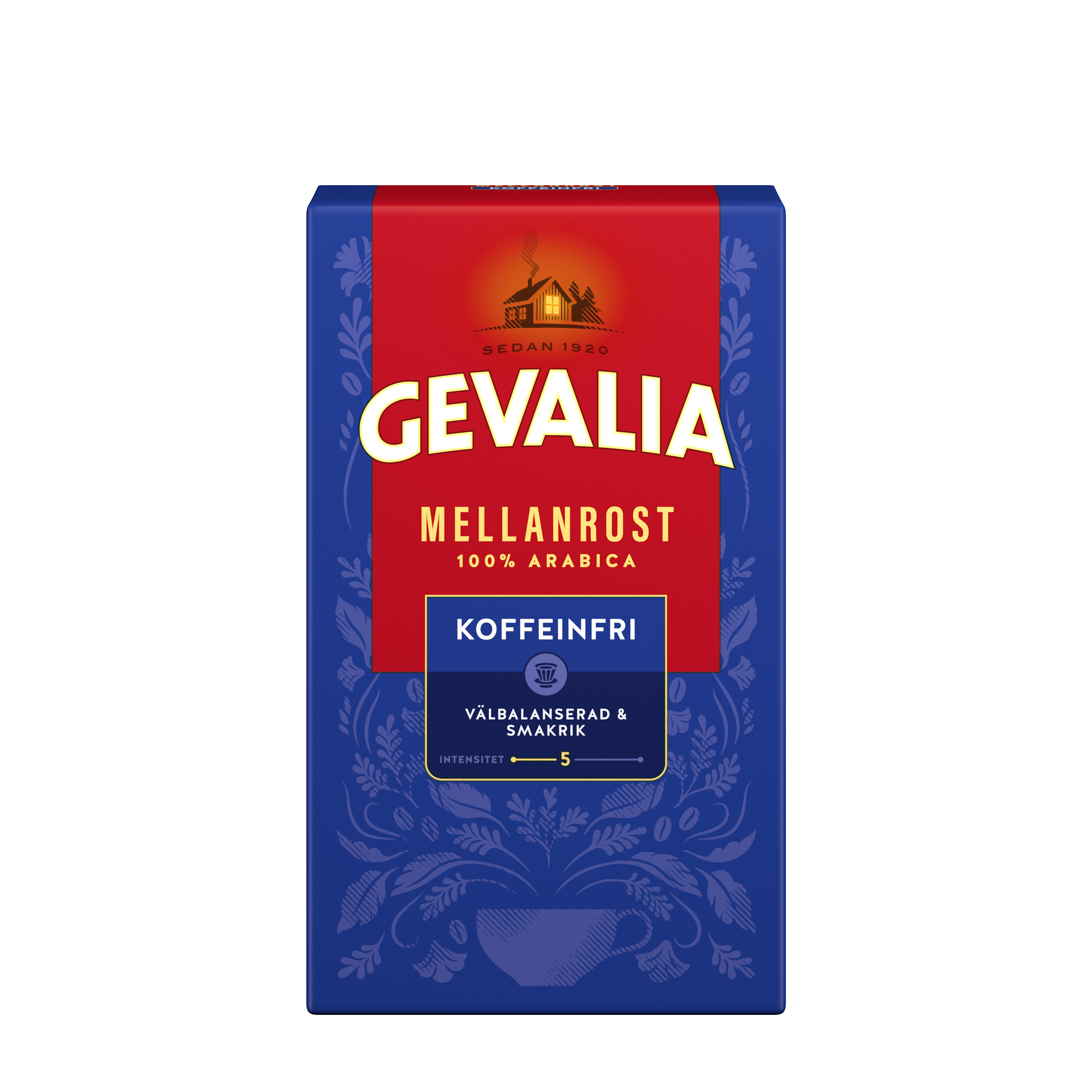 MELLANROST KOFFEINFRI MELLANROST Ett koffeinfritt kaffe med Gevalias härliga karaktär där alla fina arom- och smakämnen  är bevarade.
