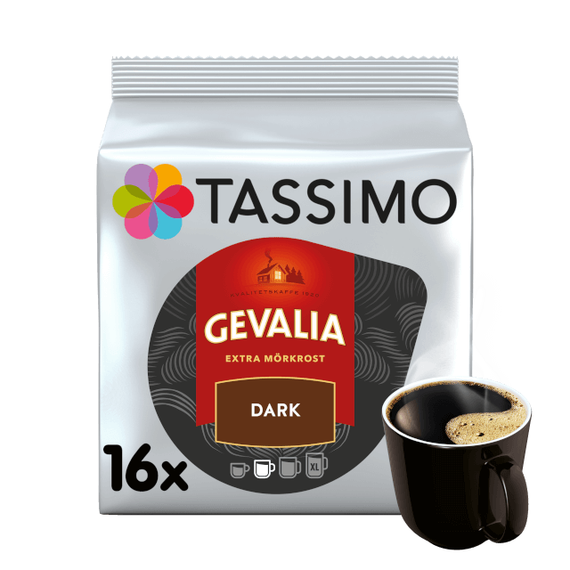 TASSIMO EBONY MÖRKROST Ett fylligt kaffe med mörkare rostning som ger en intensiv arom och en härlig eftersmak.